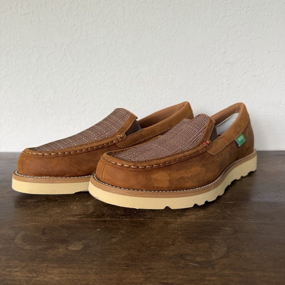 Twisted X Mens ECO TWX Casual Shoes MCA0037 Slip On Size 11 Coffee & Saddle
